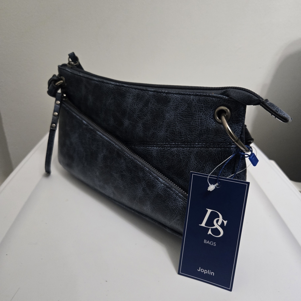 Joplin Dark Blue Clutch